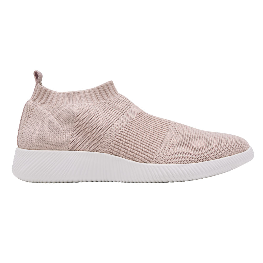 Rockport Singapore Womens Sneakers - City Lites Robyne Knit Pink - OB7054628